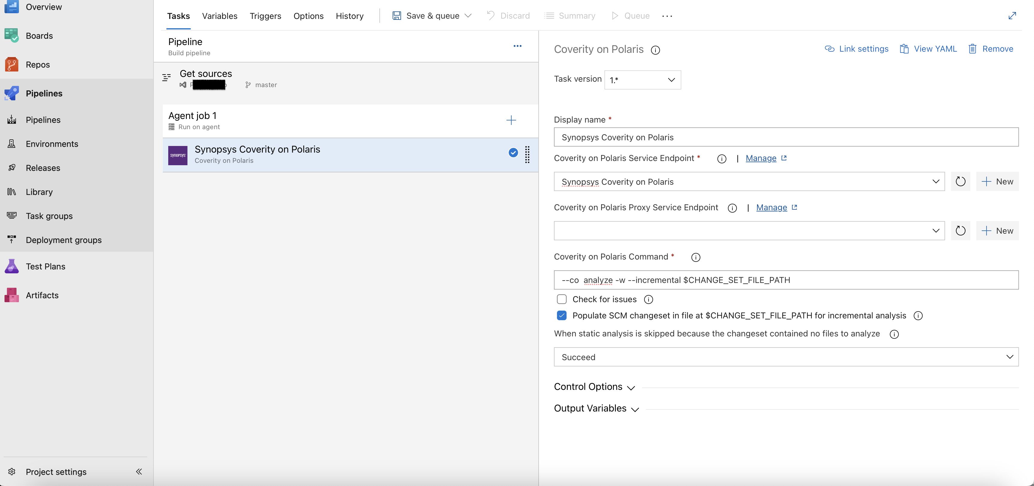 Configuring incremental analysis (LCA)